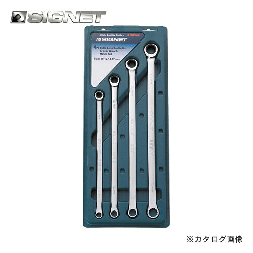 シグネット SIGNET 4PC 超ロングストレートメガネギアレンチセット 38344｜KanamonoYaSan ＫＹＳ