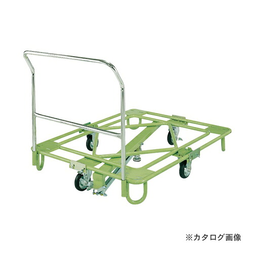 【送料別途】【直送品】サカエ SAKAE 自在移動回転台車 中量型 取手・センターベース付 RB-5FG