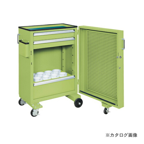 【送料別途】【直送品】サカエ SAKAE ツーリングキャビネットワゴン・スイングドア付 TLC-AAF1GNA