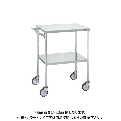 【送料別途】【直送品】サカエ ステンレスCSワゴン 大型キャスター把手付仕様 CSF-DSU|KanamonoYaSan KYS