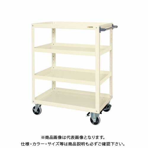 【送料別途】【直送品】サカエ スーパーワゴン(ナイロンウレタン車・フットブレーキ付) EGR-200LBRNUI 53,704円