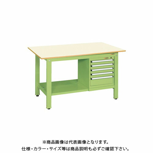 【送料別途】【直送品】サカエ 軽量作業台KKタイプ スモールキャビネット付 KK-69PSL5IG