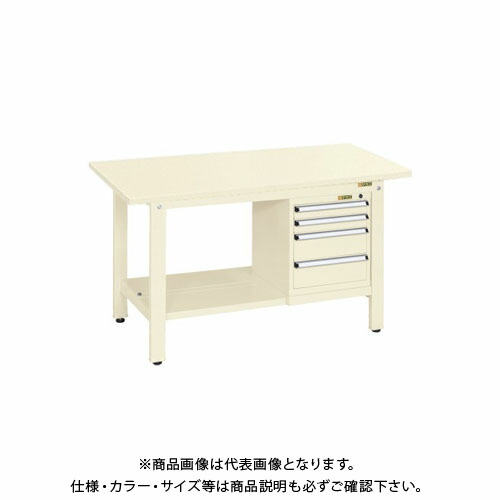 【送料別途】【直送品】サカエ 軽量作業台KKタイプ スモールキャビネット付 KK-49SSL4I|KanamonoYaSan KYS
