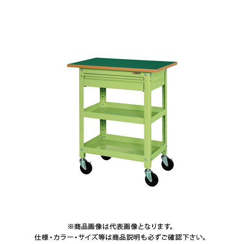【送料別途】【直送品】サカエ スーパースペシャルワゴン・引出し付・天板付 SSW-112RCT