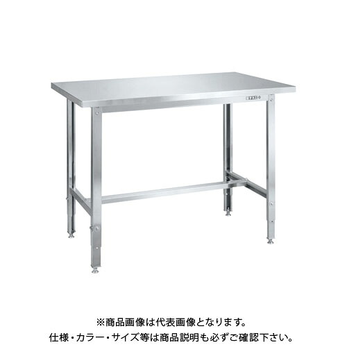 【送料別途】【直送品】サカエ ステンレス高さ調整作業台(ステンレスカブセ天板) SUT4-127HCLC|KanamonoYaSan KYS
