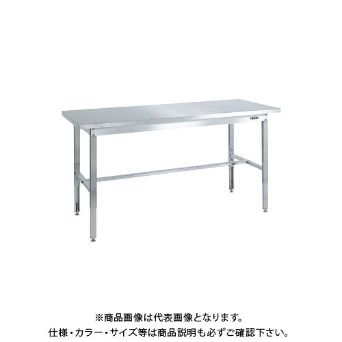 【送料別途】【直送品】サカエ ステンレス高さ調整作業台(ステンレスカブセ天板仕様) SUT4-187HC|KanamonoYaSan KYS