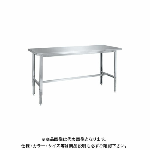 【送料別途】【直送品】サカエ ステンレス高さ調整作業台(ステンレスカブセ天板) SUT4-187HCLC