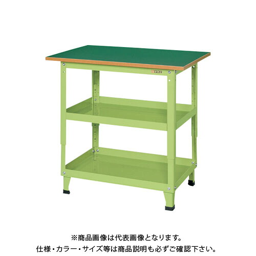 【送料別途】【直送品】サカエ スーパーワゴン固定タイプ(高さ調整)天板付 TEKN-400T