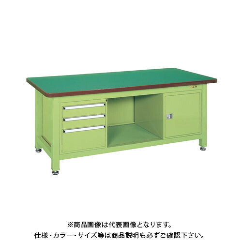 【送料別途】【直送品】サカエ 超重量作業台Wタイプ WF-893F0B｜KanamonoYaSan ＫＹＳ