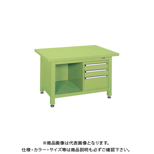【送料別途】【直送品】サカエ 超重量作業台Wタイプ WS-2F3B｜KanamonoYaSan ＫＹＳ