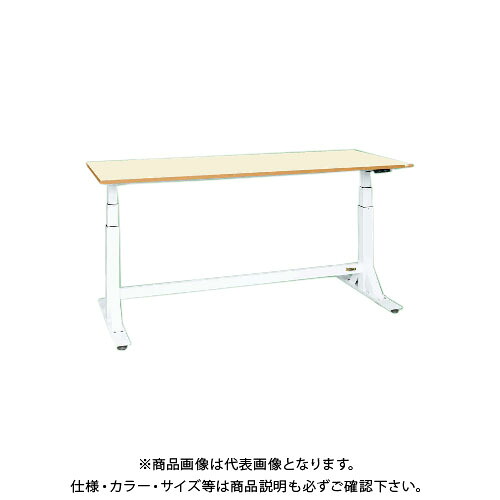 【送料別途】【直送品】サカエ SAKAE 電動昇降作業台(中量タイプ) ポリエステル天板 1200×750×650~1100 ホワイト DLK-127IPWN|KanamonoYaSan KYS