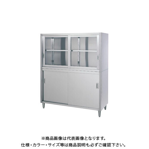 【貨物輸送別途】【直送品】シンコー ステンレス鋼押し入れ (二段式) 600×600×1800 CG-6060