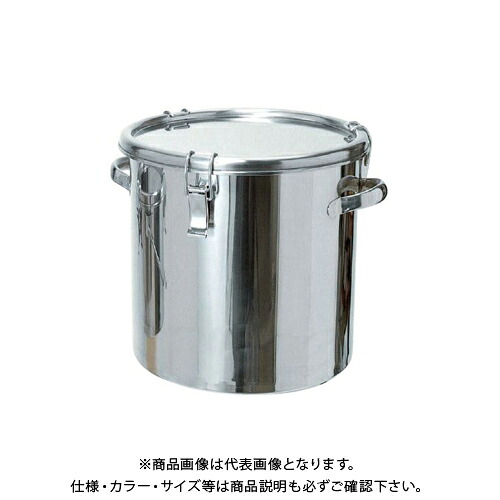 【送料別途】【直送品】オオモリ 密閉タンク(両手付・シリコンパッキン付) 45L 387φ×390 OM1010-08