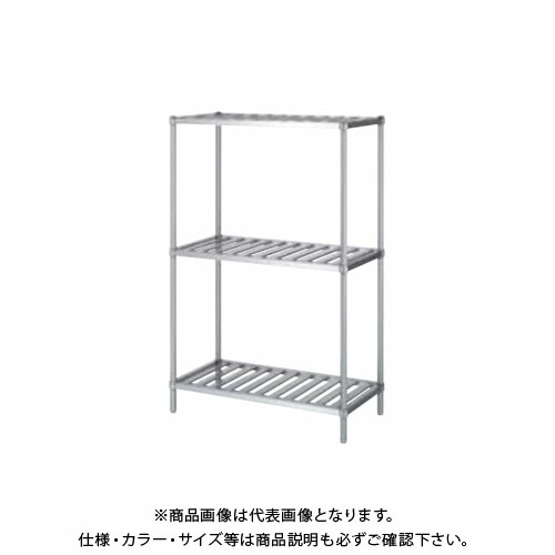 【送料別途】【直送品】シンコー ステンレスラック (スノコ棚3段) 738&times;338&times;1800 RSN3-7535【受注生産】｜KanamonoYaSan ＫＹＳ