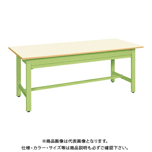 【送料別途】【直送品】サカエ SAKAE 軽量作業台KKタイプ 全面引出付(ポリエステル天板) W1200&times;D900&times;H740 (グリーン&times;アイボリー) KK-40NZIG｜KanamonoYaSan ＫＹＳ
