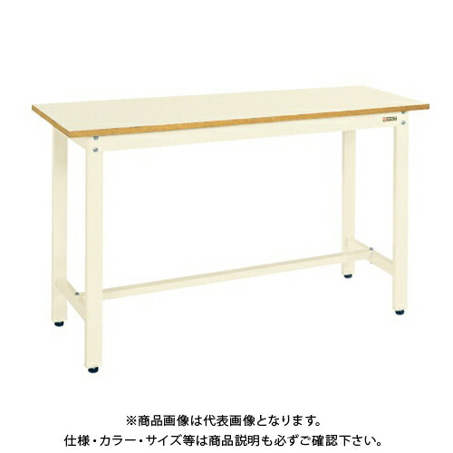 【送料別途】【直送品】サカエ SAKAE 軽量立作業台KDタイプ(ポリエステル天板) W1500×D900×H900 アイボリー KD-50NI