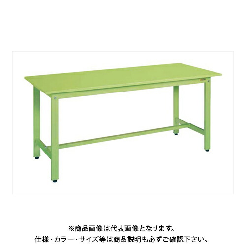 【送料別途】【直送品】サカエ SAKAE 軽量作業台KHタイプ(スチール天板) W1800×D600×H800 グリーン KH-68S