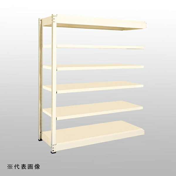 【貨物輸送別途】【直送品】中量仕合わせGSN型 (500kg/繋ぎ合わせる印字機) 高さ1800×間口1800×奥ぶかさ752粍 全ての存在6段 象牙色 扶桑金属元素 GSN-J1818D6R