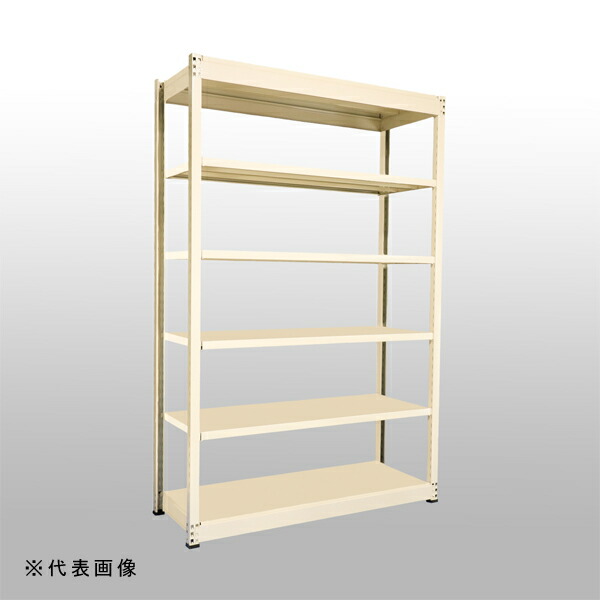 【貨物輸送別途】【直送品】中量仕合わせGSN型 (500kg/単体印字機) 高さ2400×間口1850×奥ぶかさ602粍 全ての存在6段 象牙色 扶桑金属元素 GSN-J2418C6D