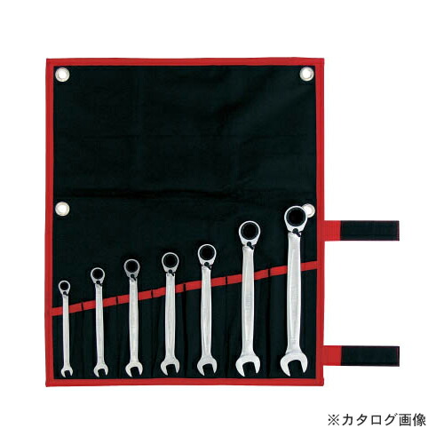TONE トネ 切替式ラチェットめがねレンチセット 7点組 RMR700