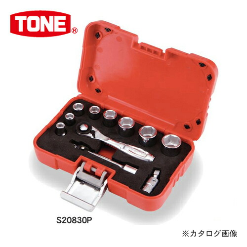 TONE トネ 6.35mm(1/4”) ソケットレンチセット S20830P 5,935円