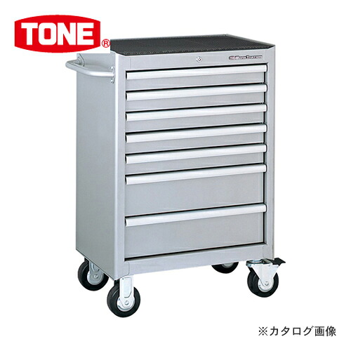 【貨物輸送別途】【直送品】TONE トネ 巻き押し入れ しろがね色 WS207S