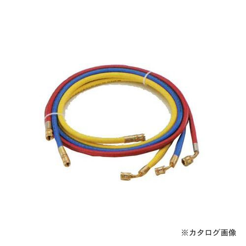 タスコ TASCO TA137H チャージホースセット (R134a) 100cm 片側60°