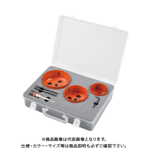 ユニカ バイメタルソー バイメタルコンボ 排水マス用 クリアケースセット(Lシャンク) STセット CS-HSVU-ST｜KanamonoYaSan ＫＹＳ