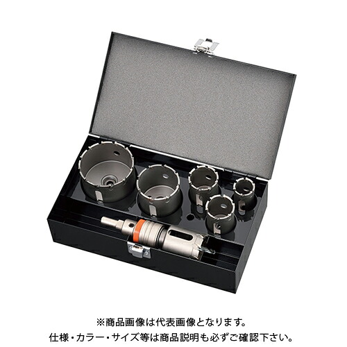 ユニカ 超硬ホールソー トリプルコンボ ツールボックスセット(STシャンク) TB-46ST