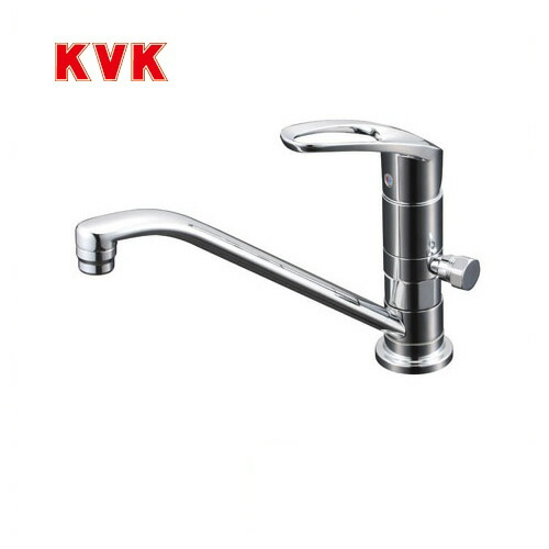 [KM5011UTTN] KVK キッチン水栓 キッチン用水栓 シングルレバー式混合栓 流し台用 取付穴兼用型：φ33mm～φ47mm 分岐孔付 泡沫 省施工仕様 キッチン用 混合水栓 キッチン 水栓 蛇口 【送料無料】 キッチン水栓金具 ワンホールタイプ おしゃれ