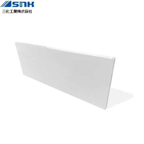 [SAP-402B] 前面パネルセット 三化工業 IHクッキングヒーター部材 SIH-B224C-W/B/G、SIH-BC224B、SPH232S/AT専用 取替（リニューアル）工事用 材質：パネル（木製）/固定金具（ステンレス製） ホワイト（光沢） 【送料無料】｜九州トリカエ隊店