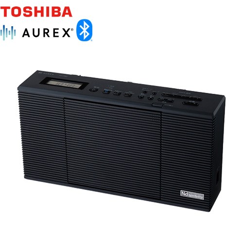[AX-CR80(K)] AUREX CDラジオ 東芝 オーディオ Bluetooth送受信機能 FMラジオ、AMラジオ ブラック 【送料無料】【メーカー直送品】【代引・日祝配送・時間指定 不可】