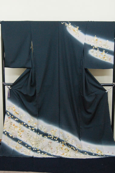 短い訪問着 ban-101a9769【楽ギフ_荷造り】 和服-着物-レディースファッション