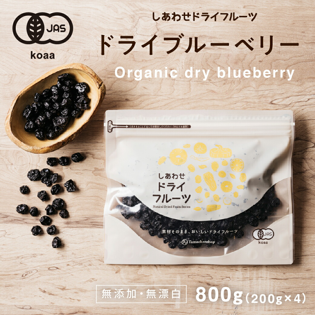 Amazon.co.jp: 有機ドライブルーベリー 60g×4袋 ドライフルーツ
