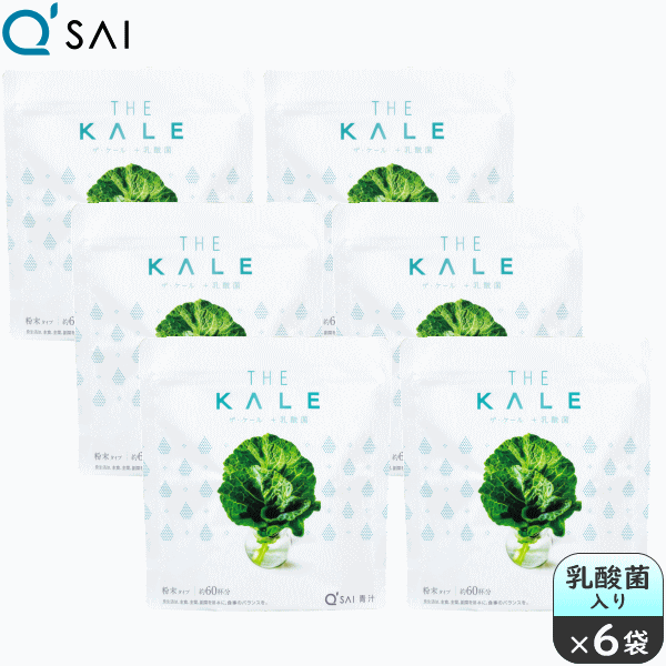 【スーパーSALE対象商品】キューサイ 青汁 ザ・ケール＋乳酸菌 420g 6袋まとめ買い