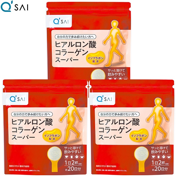 キューサイ ヒアルロン酸コラーゲン 百貨店 100g入 3袋まとめ買い ダイエット・健康-コラーゲン-サプリメント