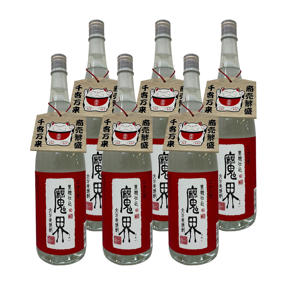 魔界 28° 1800ml 6本セット 送料無料 老松酒造 大分麦焼酎|九州焼酎CLUB&スナップビー