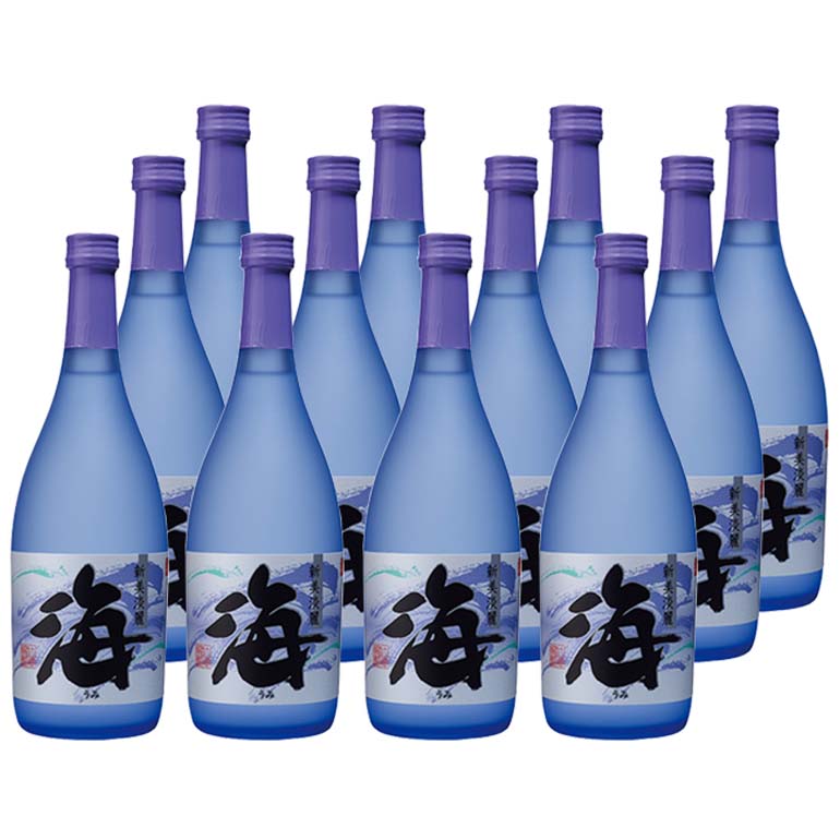 海 25° 720ml 12本セット 送料無料 芋焼酎 大海酒造