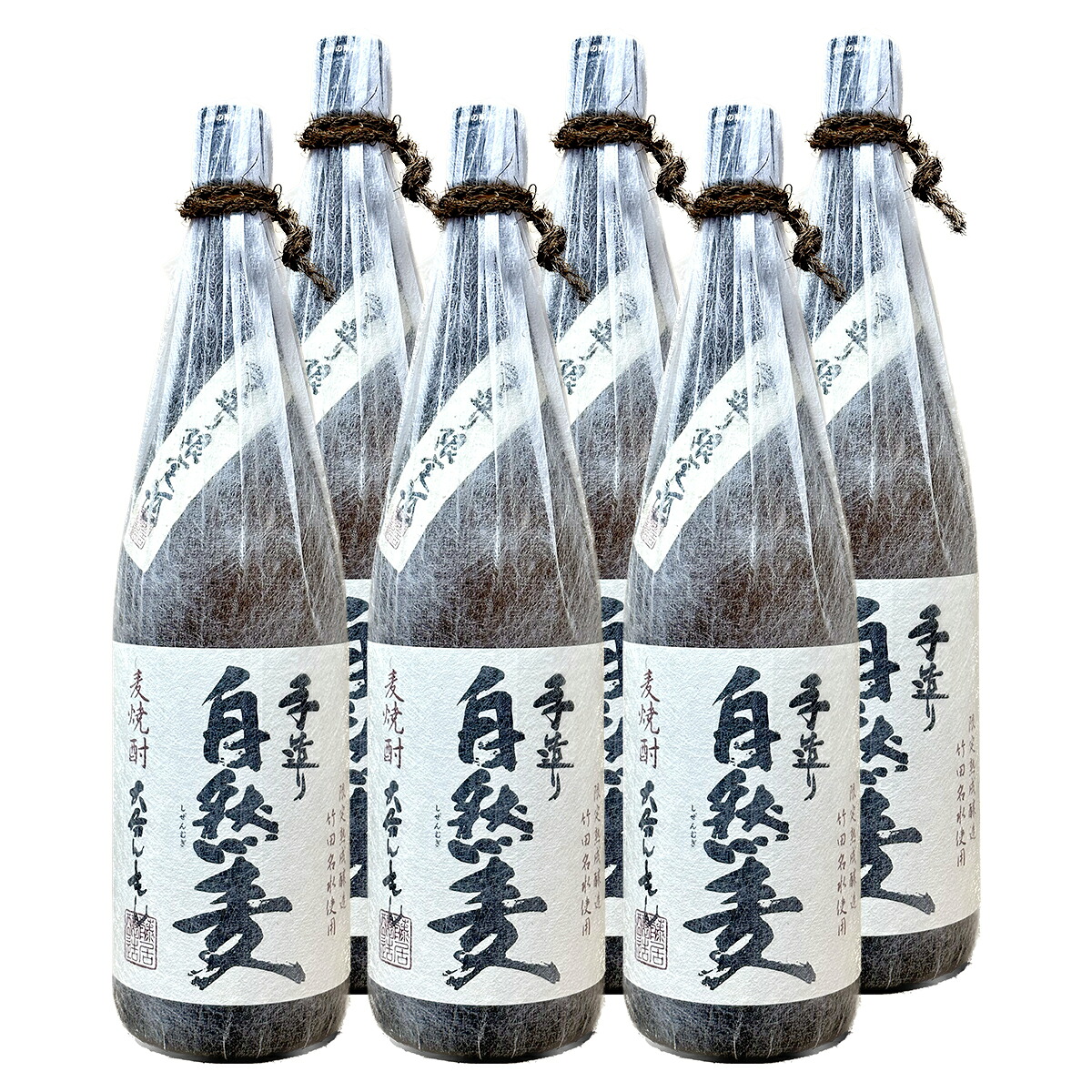 無農薬 自然麦 25°1800ml 6本セット 藤居醸造 麦焼酎|九州焼酎CLUB&スナップビー