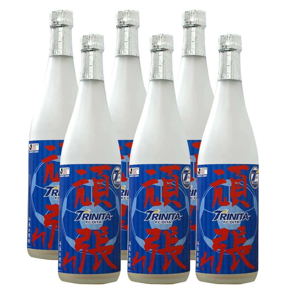 トリニータ頑張れ焼酎 20 °720ml 6本セット メーカー公式商品 頑張れ大分トリニータ 対応 対応地域のみ|九州焼酎CLUB&スナップビー
