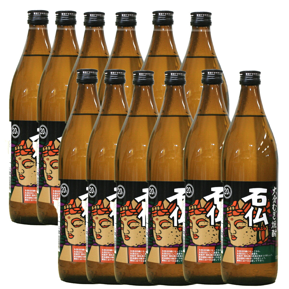 石仏 せきぶつ 20° 900ml×12本セット 大分麦焼酎 久家本店