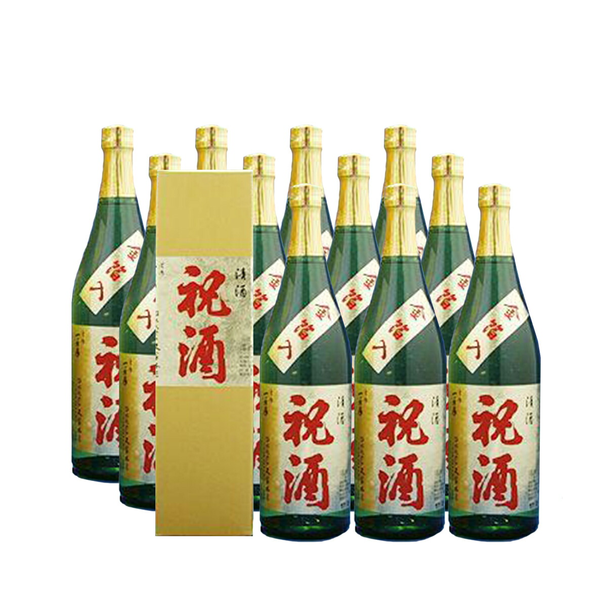 祝酒 金箔入り 15° 720ml 12本セット 久家本店 大分日本酒 一の井手