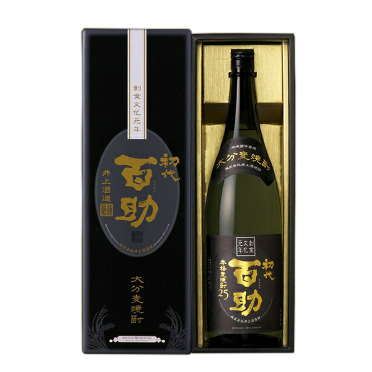 大分麦焼酎 初代 百助 25° 1800ml 3本セット : 九州焼酎