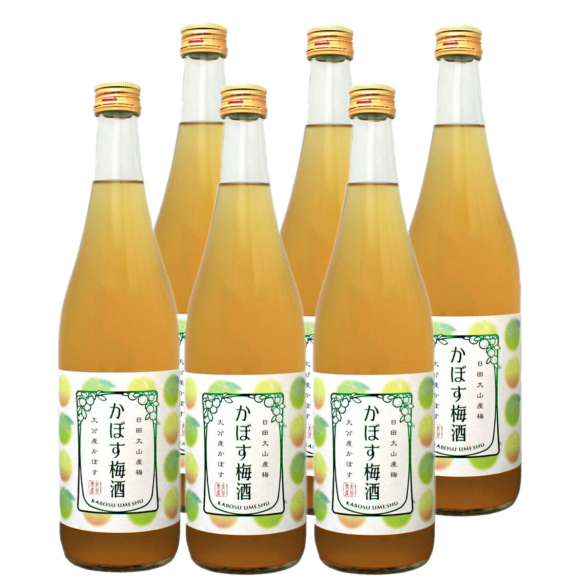 かぼす梅酒 12° 720ml 箱ナシ 6本セット