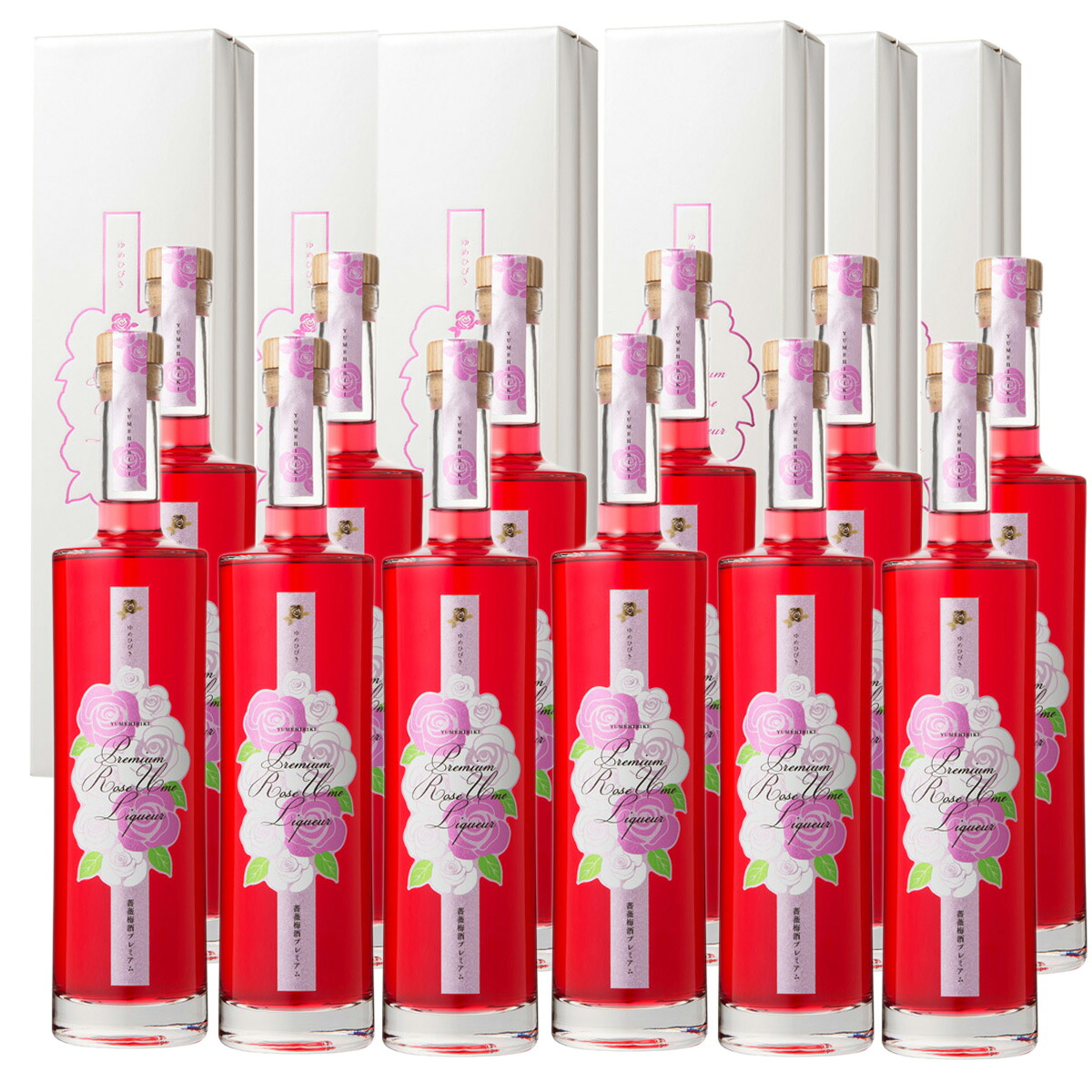 薔薇梅酒プレミアム YUMEHIBIKI 500ml 12本セット 数量限定 おおやま夢工房｜九州焼酎CLUB＆スナップビー 26,496円