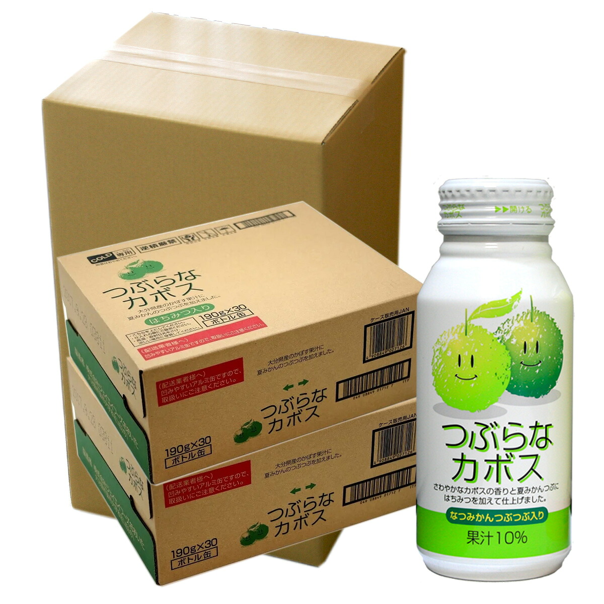 【法人様限定】つぶらなカボス 4ケース（120本） JAフーズおおいた【送料無料】【JAフーズ】※代引不可｜九州焼酎CLUB＆スナップビー 9,288円