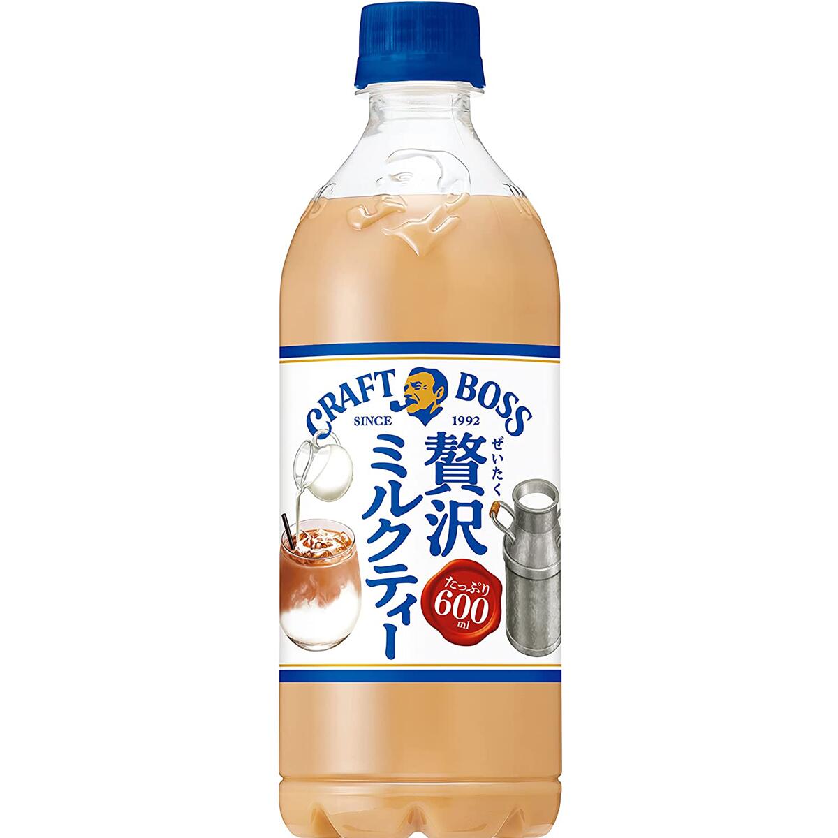 楽天市場】サントリー クラフトボス 贅沢ミルクティー 600ml