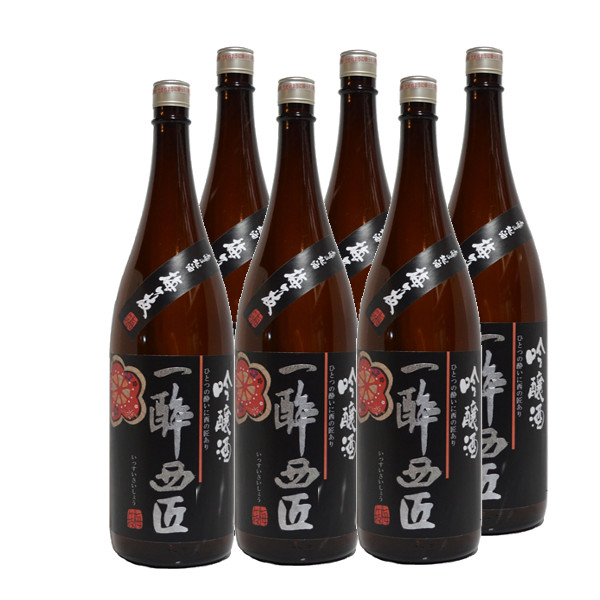 梅ヶ枝 吟醸酒 一酔西匠1800ml瓶×6本[長崎県：梅ケ枝酒造][箱付] 11,246円