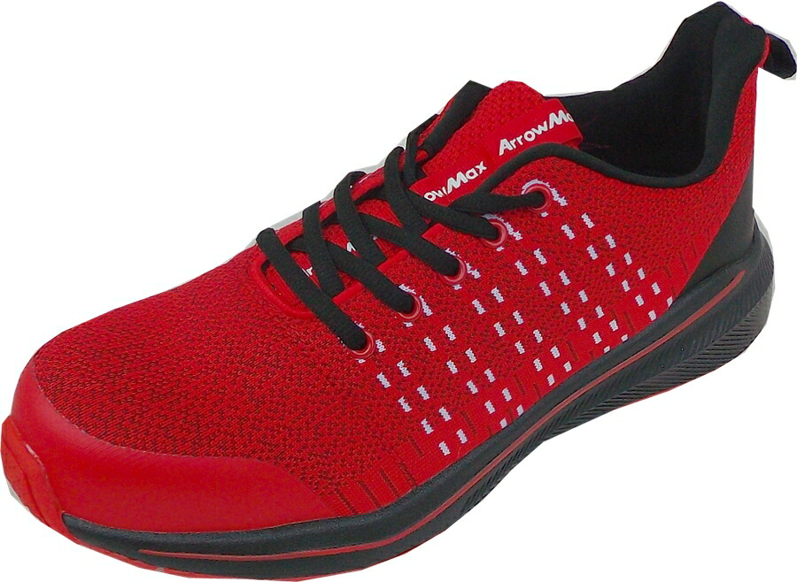 楽天市場 福山ゴム アローマックス 93 レッド 24 5 28cm セーフティ安全靴 ワイド設計4ｅ 通気 鋼製先芯 ショップ球太