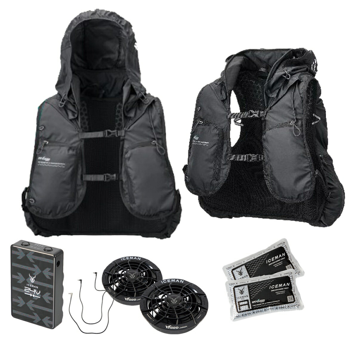 楽天市場】アイスマンハイブリットプロ用 HV24V バッテリーセット